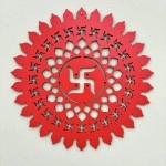 Enchanting Acrylic Red Swastik