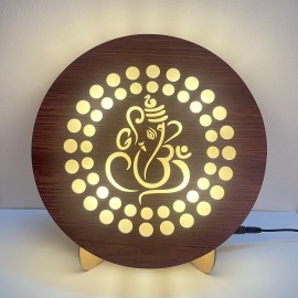 Ravishing Lighting Dot Lord Ganesha Wall Hanging