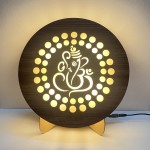 Ravishing Lighting Dot Lord Ganesha Wall Hanging